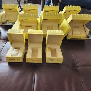 10 INVICTA WATCH BOXES - Read Shipping Comments